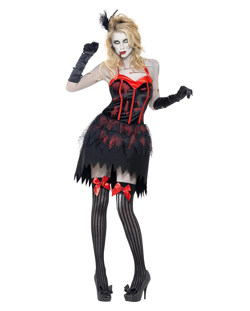 Zombie Burlesque Damen Kostüm 2 Zombie Burlesque Damen Kostüm – Bild 2