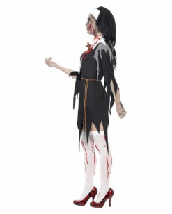 Zombie Klosterfrau Kostüm -KostümKönig Verkäufe zombie nonnen kostuem klosterfrau verkleidung halloween ordensschwester zombie kostuem zombie sister costume 20985 2