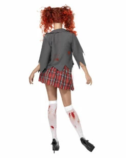 Zombie Schoolgirl Kostüm -KostümKönig Verkäufe zombie schulmaedchen kostuem high school halloween verkleidung schuluniform horror kostuem 20981 3